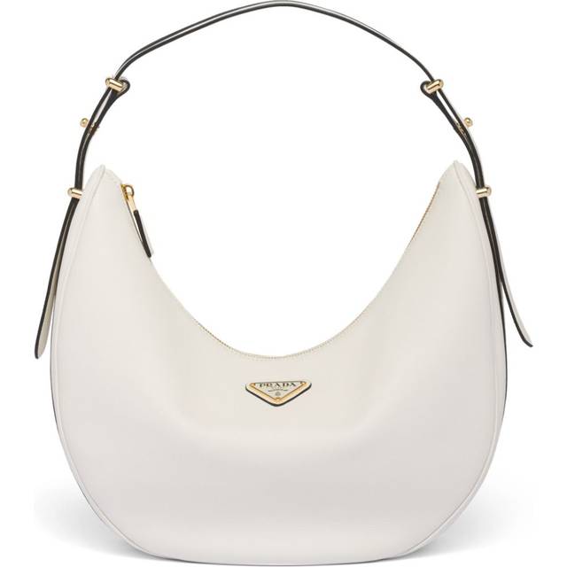 Prada - Arqué leather shoulder bag - women - Leather - OS - White
