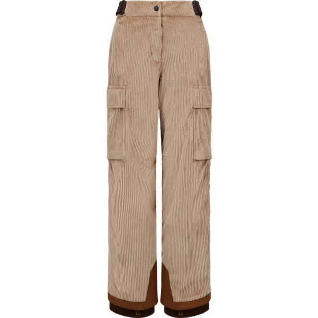 Padded Technical Corduroy Ski Pants - MEDIUM BEIGE - 1 (Small)