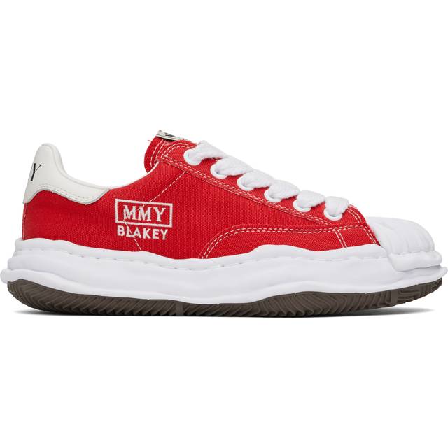 Maison MIHARA YASUHIRO Red 'Blakey' OG Sole Canvas Sneakers - RED - IT 46