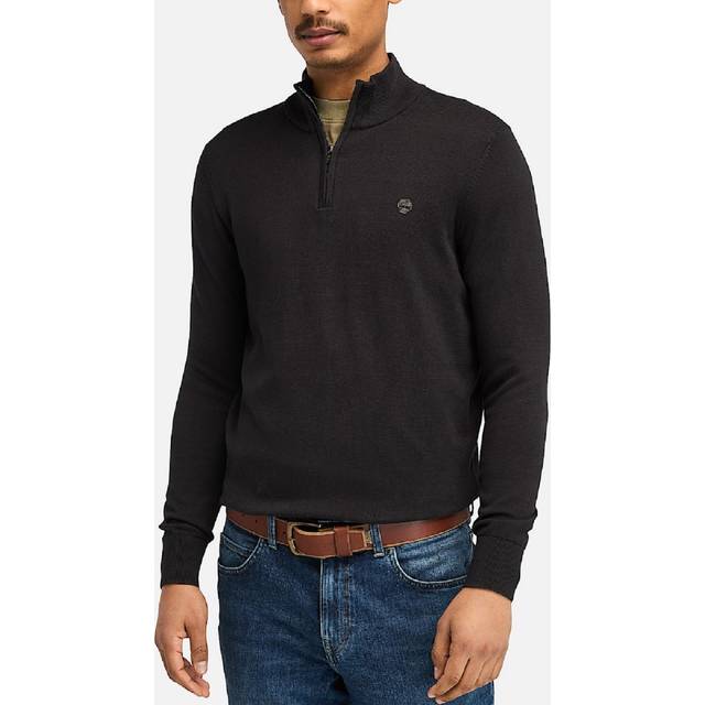 Timberland  Sweater Cotton YD 1/4 Zip Sweater  - EU XL - Black - EU XL
