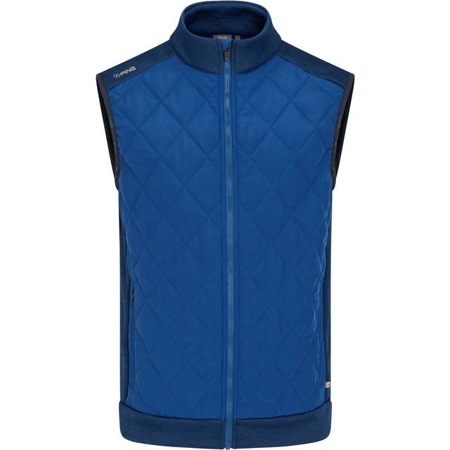 PING AARAN QUILTED GOLF VEST - INKY MARL / INKY - M