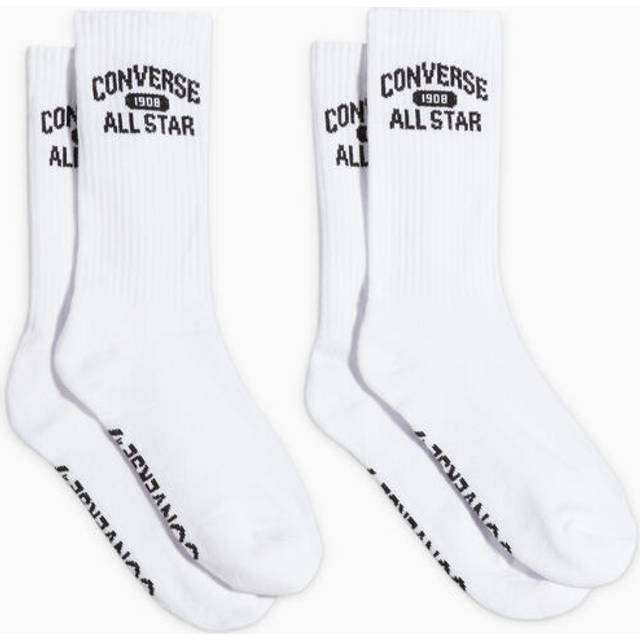 All Star Half Cushion Crew Socks - White - L