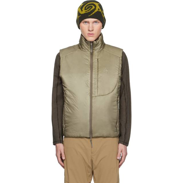 ROA Taupe Synthetic Insulated Vest - Taupe - M