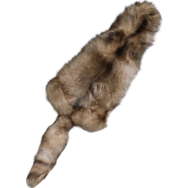 Brown Frost Fox Fur Neck Warmer Winter Scarf