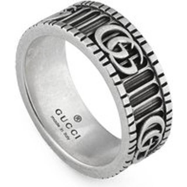Gucci GG Marmont Aged Sterling Silver Ring - Q.5