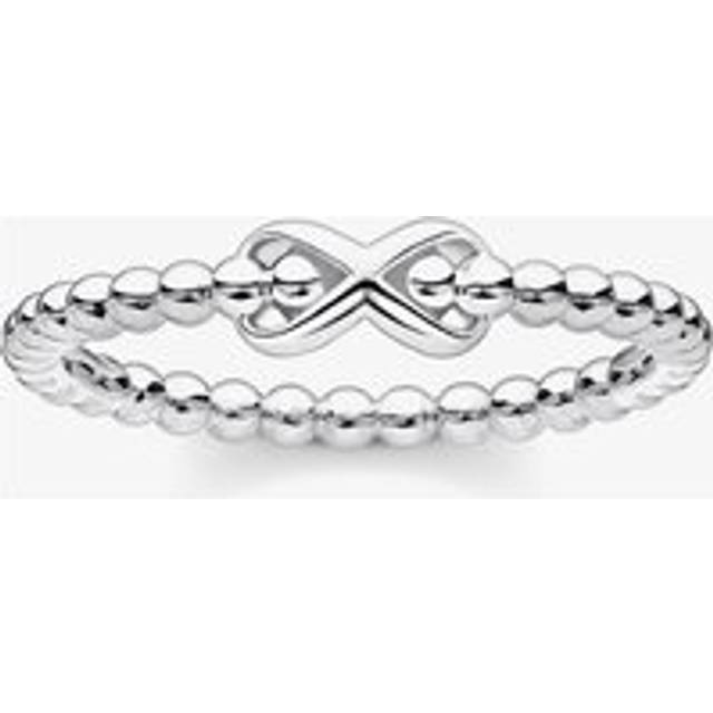Silver Infinity Knot Ring TR2320-001-21 / Size 48
