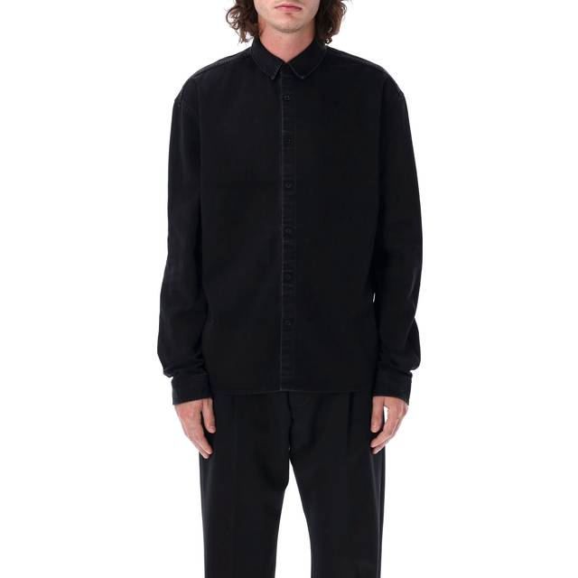 Saint Laurent, Skjorta, Herr, L, Bomull, Cassandre Skjorta - black (L)