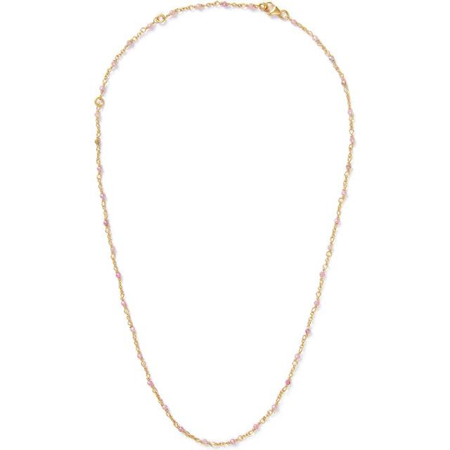 Alicat X WYSE Necklace - Gold Rose Quartz