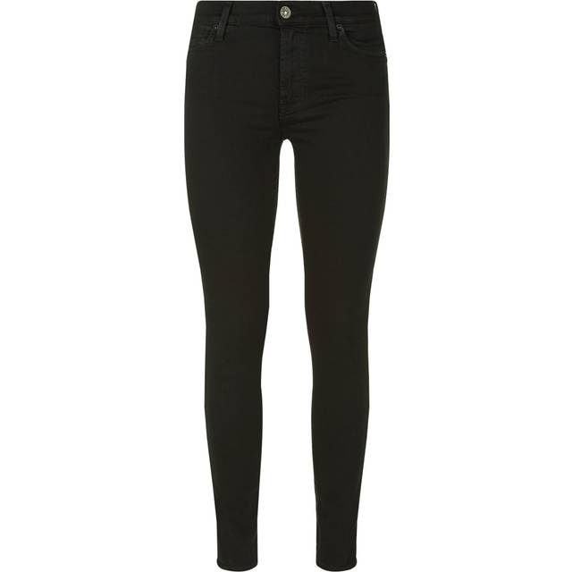 7 FOR ALL MANKIND High Waist Skinny Jeans - Black
