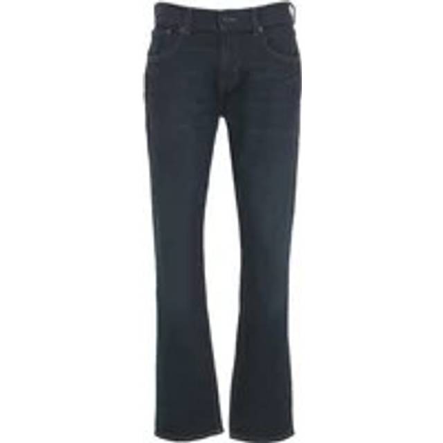 7 for All Mankind Mens Nonstop the Straight Brand-patch Straight-leg Slim-fit Stretch-denim Jeans 32