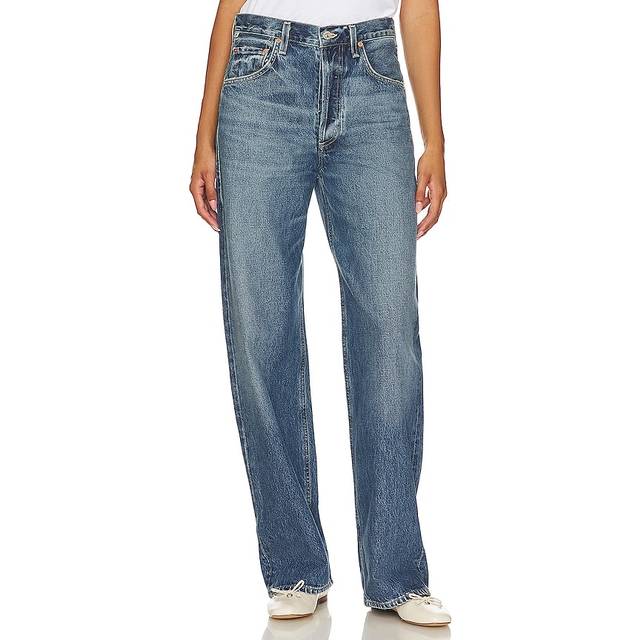 Citizens of Humanity Ayla Baggy Cuffed Crop in Brielle - Denim-Medium. Size 33 (also in 26, 27, 28, 29). (33)