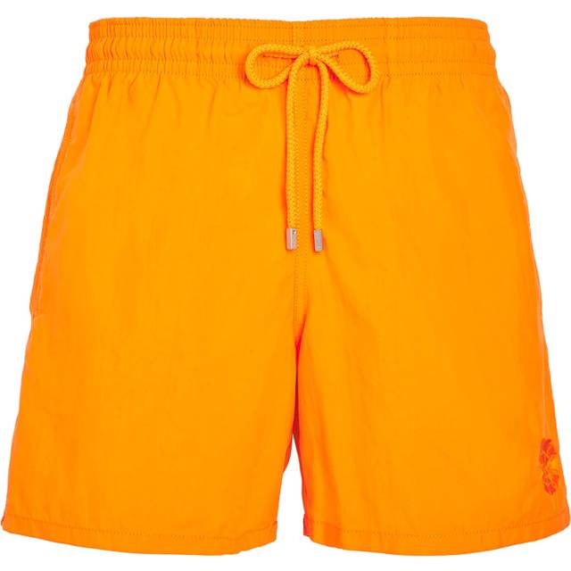 Vilebrequin, Badkläder, Herr, L, Herr Noumea Sea Shells Badshorts som reagerar med vatten - orange (L)