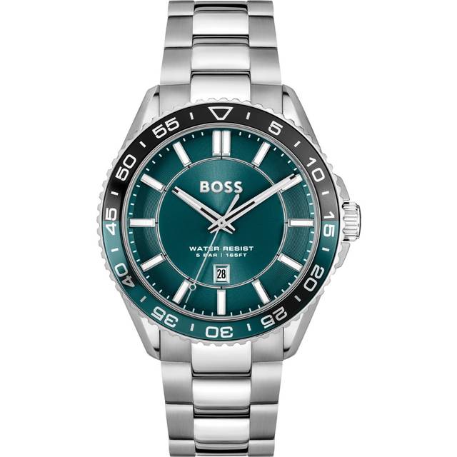 Boss Herrenuhr Runner 3H 1514208 - silber