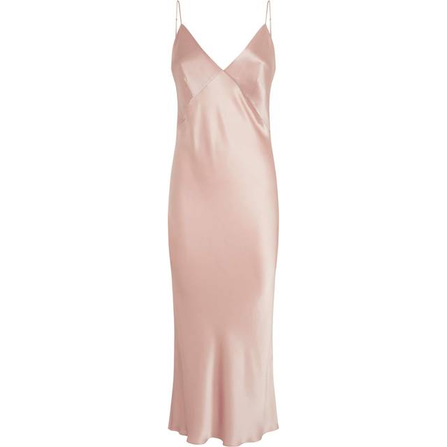 Olivia von Halle Silk Issa Slip Dress - Pink - XS