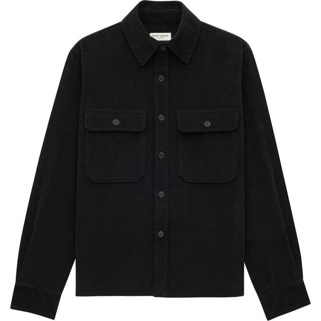 Saint Laurent Cotton Shirt - Grey