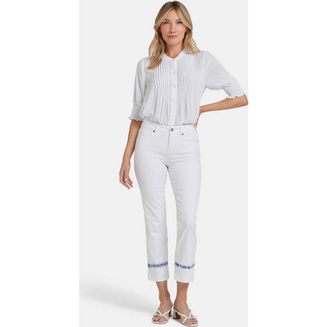 Nydj Petite Marilyn Wave Tie Dye Straight Leg Jean