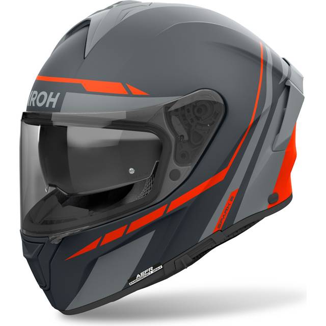 Airoh Spark 2 Spinner Helmet, black-grey-orange, Size 2XL for Men