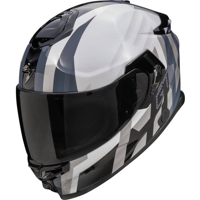 Scorpion EXO-GT SP Air Touradven, full face helmet , color: Weiss/Grey/Silver , size: XXL
