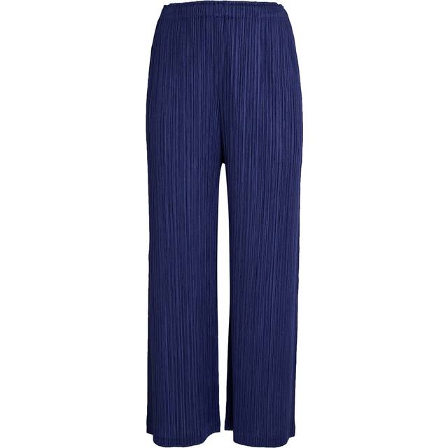 Pleats Please Issey Miyake Thicker Bottoms 1 Trousers - Navy - 3
