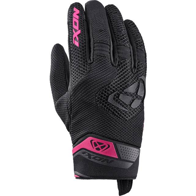 Ixon Mig 2 Airflow Ladies Motorcycle Gloves, black-purple, Size S for Women