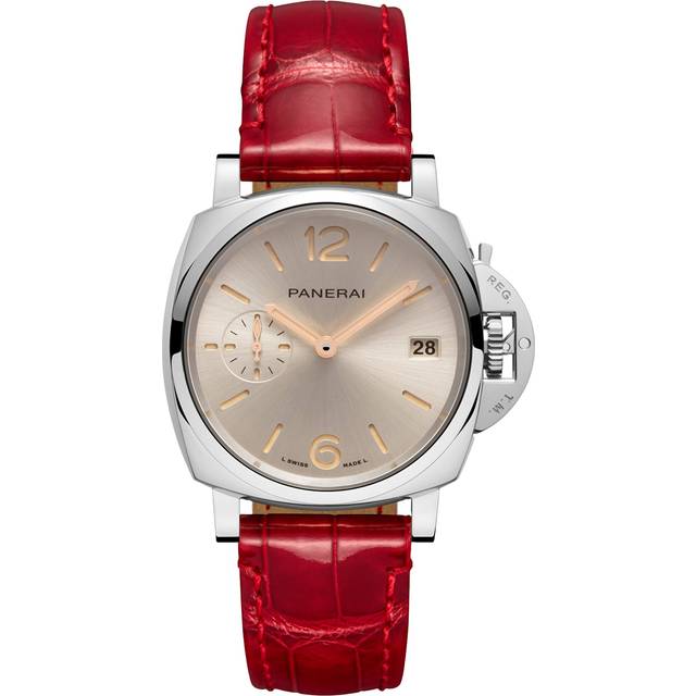 Panerai Stainless Steel Luminor Due Watch - Beige - 38mm