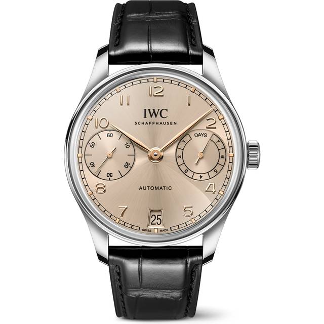 IWC Schaffhausen Stainless Steel Portugieser Automatic Watch - Beige - 42mm