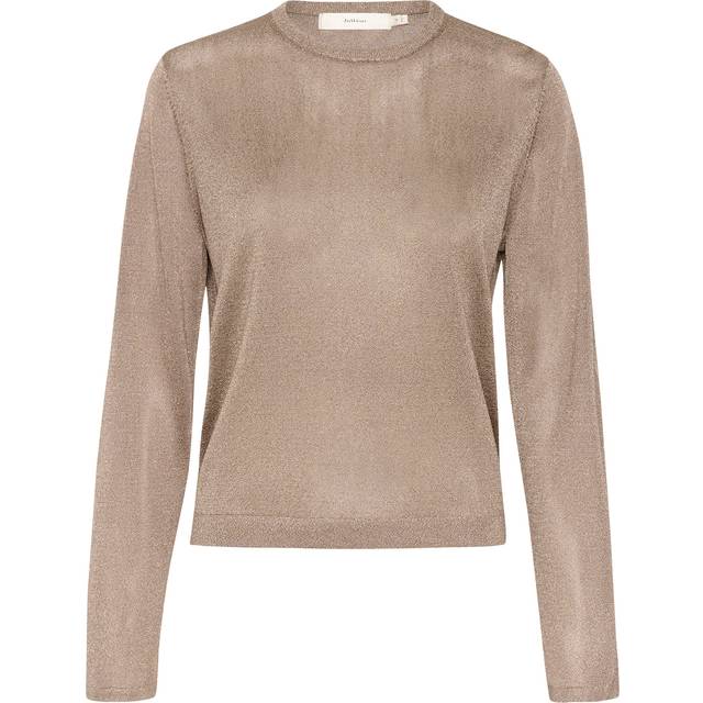 InWear Thaniiw Pullover Dam Stickade Tröjor Stl. S - Från Magasin - Gold (S)
