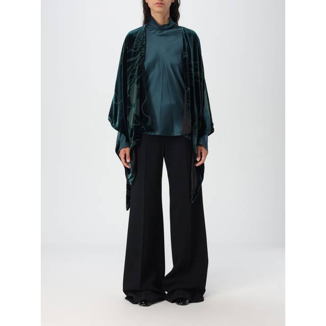 Devoré velvet cape