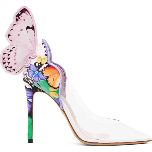 Sophia Webster Multicolor Chiara Pump Heels - Butterfly Meadow - IT 35