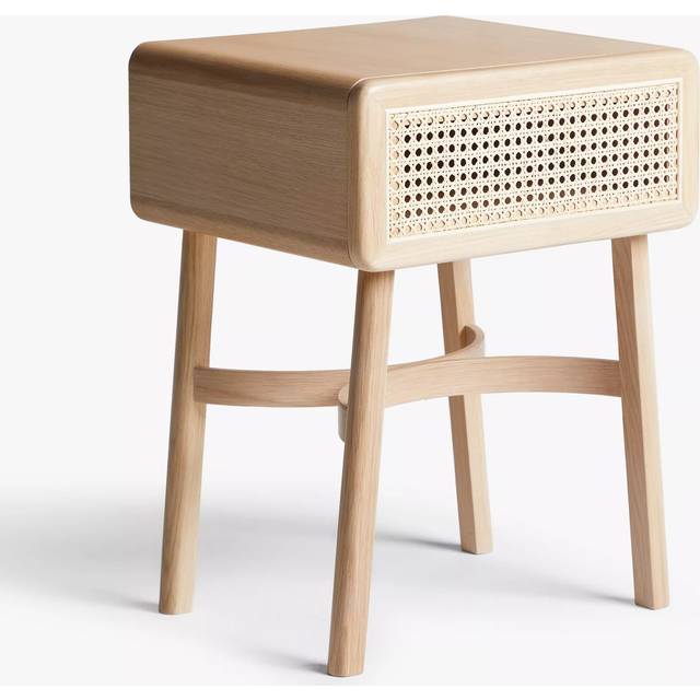 John Lewis Rattan Storage Bedside Table