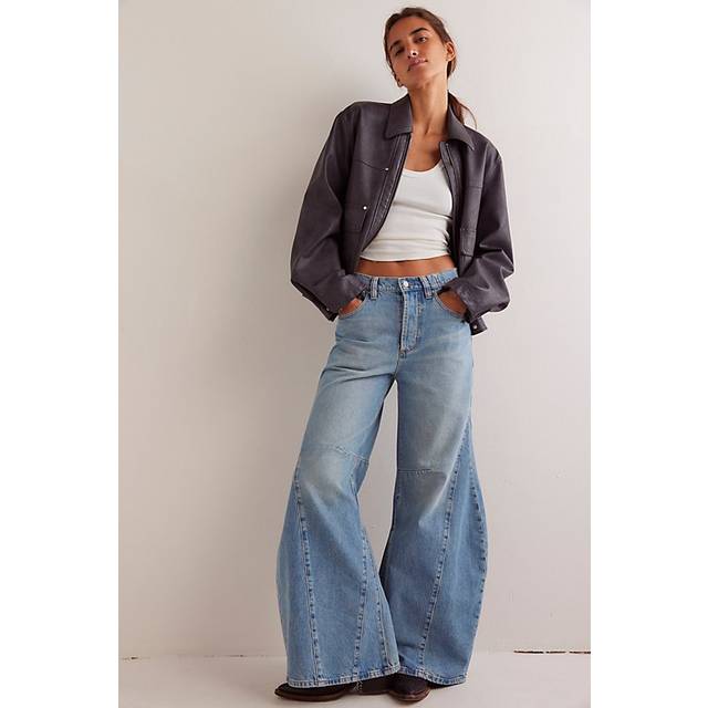 We The Free Eden High Slouchy Jeans in Fast Forward, Size: 27 S