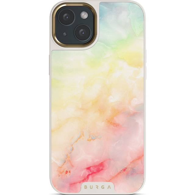 New Flame - Rainbow iPhone 14 Case, Elite Light (MagSafe) / Gold