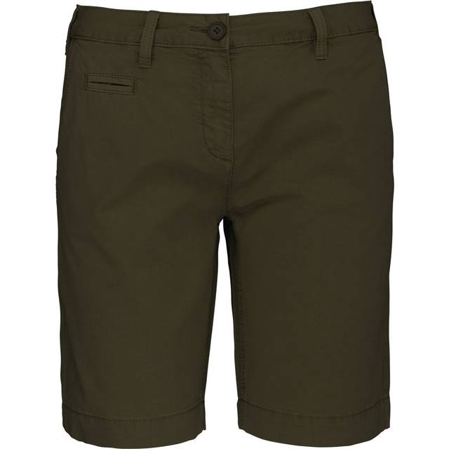 Women's Bermuda shorts Kariban Délavé - Marron
