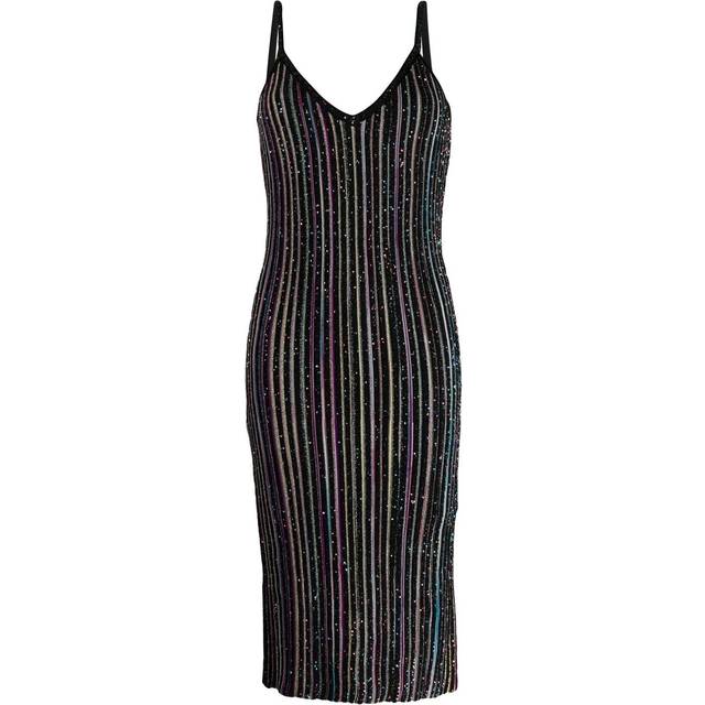 Missoni - glitter-detailed knit dress - women - Polyamide/Polyester/Cupro/Viscose - 44 - Black
