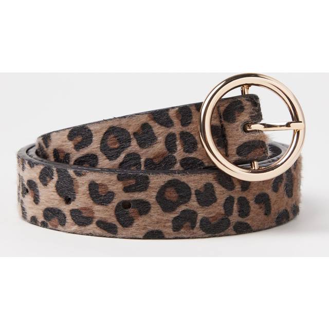 Skärp med leopardtryck