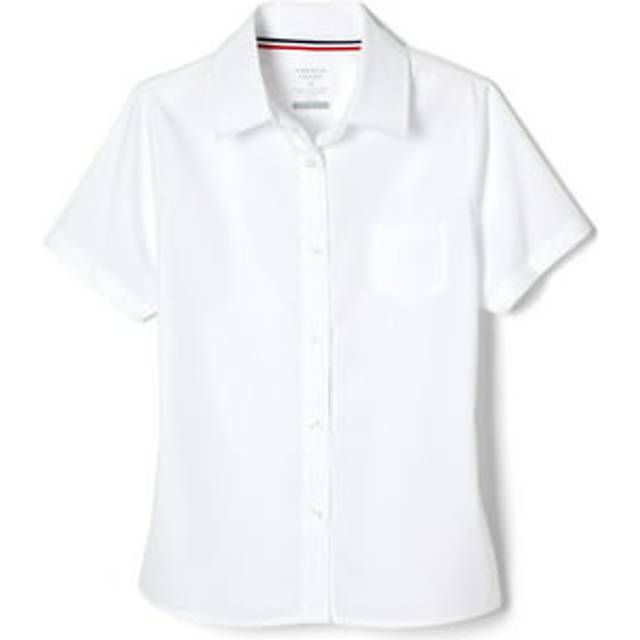 French Toast girls Se9374p School Uniform Button Down Shirt  White  10