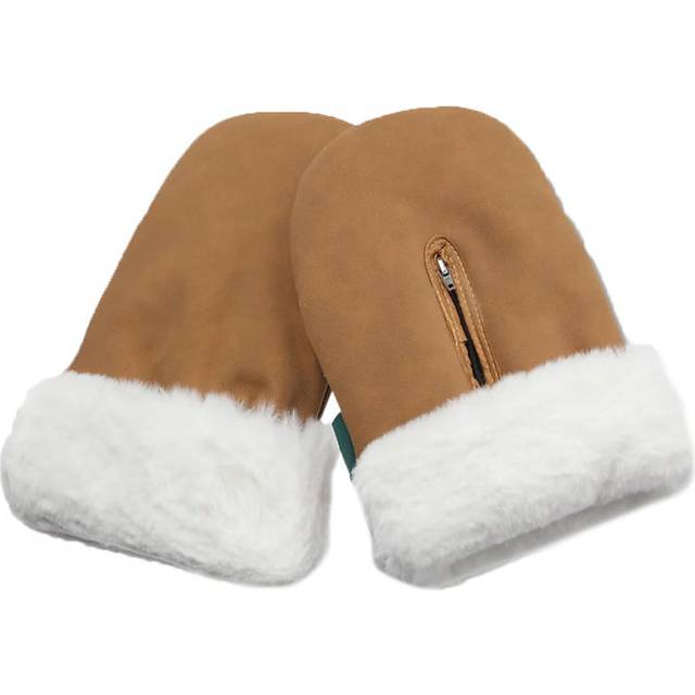 KONG.WALTHER Handvärmare Mini Brown Faux Suede
