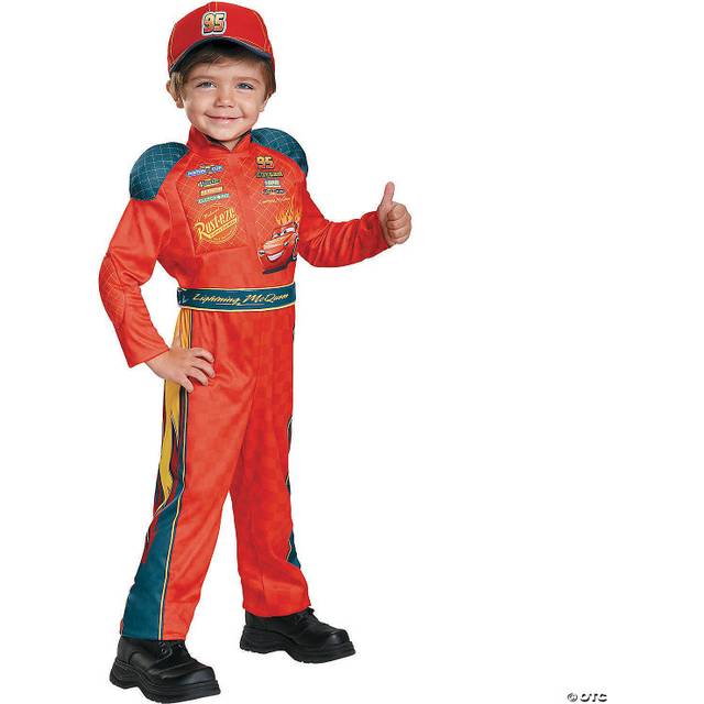 Toddler Lightning McQueen Classic Costume - Blue&#47;Red (4/6)