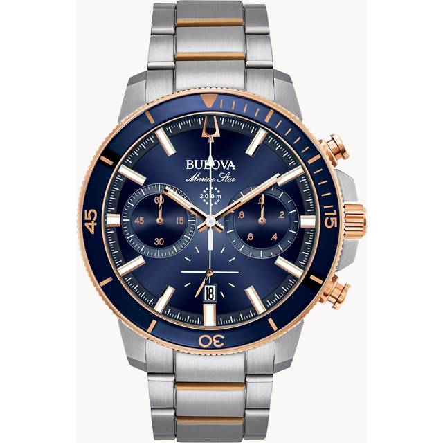 Bulova 98B301 Marine Star Chronograph Herrenuhr 45mm 20ATM