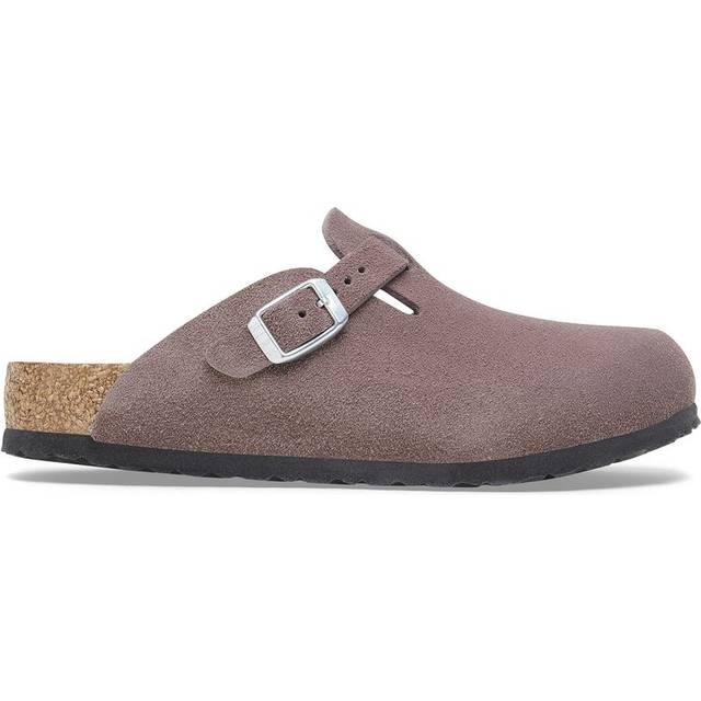 Birkenstock Kids Boston Suede Classic Clog, Purple, Size 10 Younger