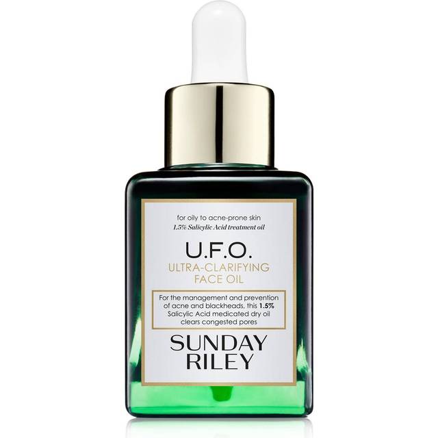 Sunday – Riley UFO Ultra Clarifying Face Oil – Renande ansiktsolja med 1,5% salicylsyra, 35ml-Genomskinlig