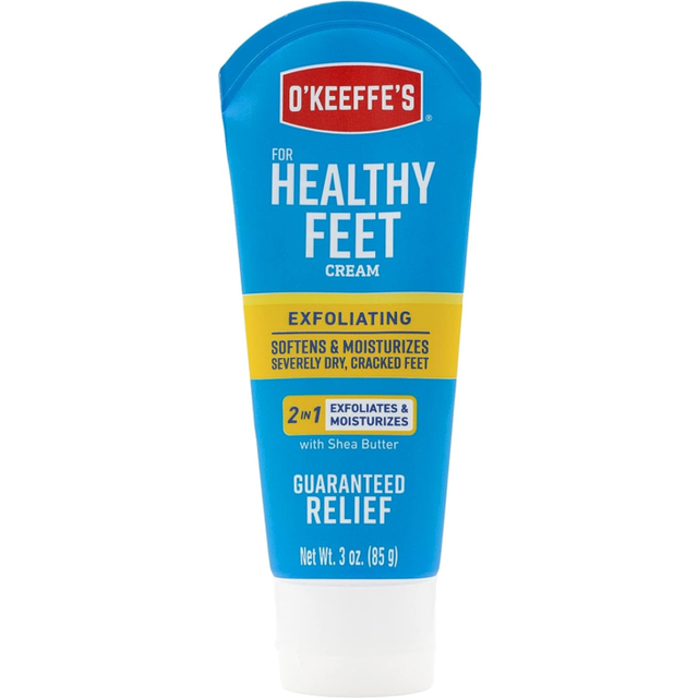 O'Keeffe's, Exfoliating Moisturizing Foot Cream, for very dry, cracked feet, 3 oz (85 g)