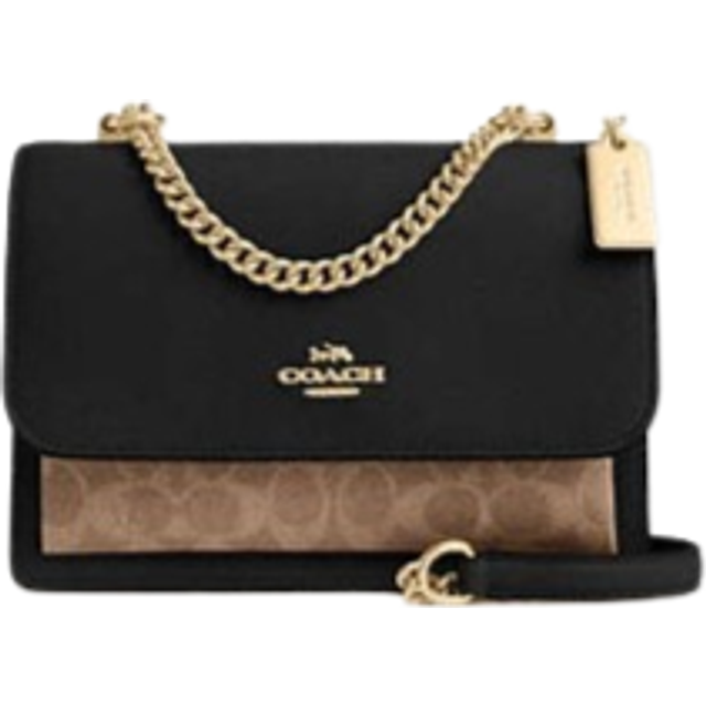 Coach Womens Klare Crossbody Signature Canvas - Dark Brown - One Size