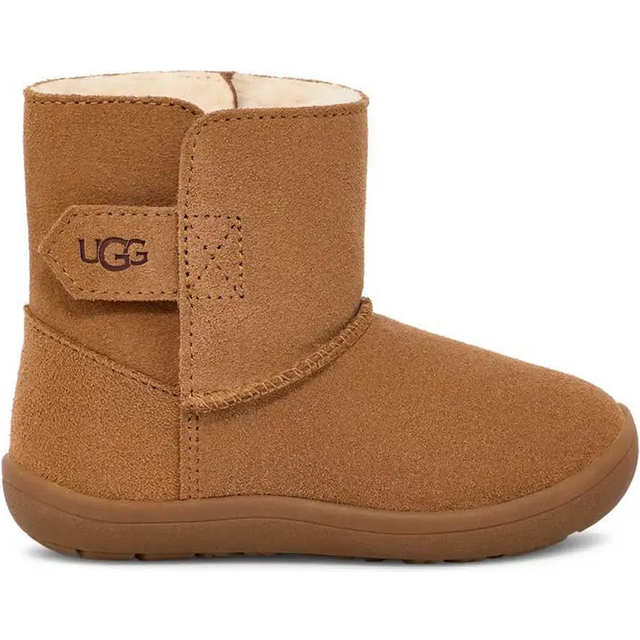 UGG® Keelan II Boot for Kids in Brown, Size 5, Suede/Polyester/Wool - Chestnut