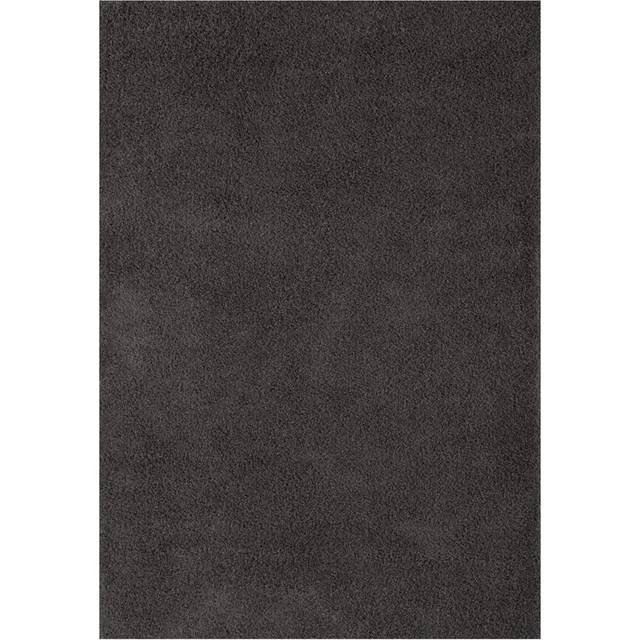 The Rugs Shaggy Rugs Dark Grey Living Room Rug - Soft Fluffy Thick Carpet For Bedrooms and Kitchen Easy To Clean Home Decor Rugs - 120cm x 120cm