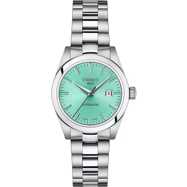 TISSOT T-Classic My Lady Automatic 29.3MM Green Dial Women's Watch T132.007.11.091.00 / T1320071109100 - 29.3 mm