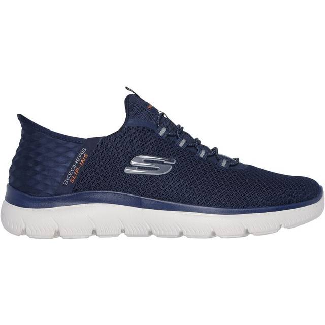 Men's Slip-ins Summits Walking Trainers - Navy Blue