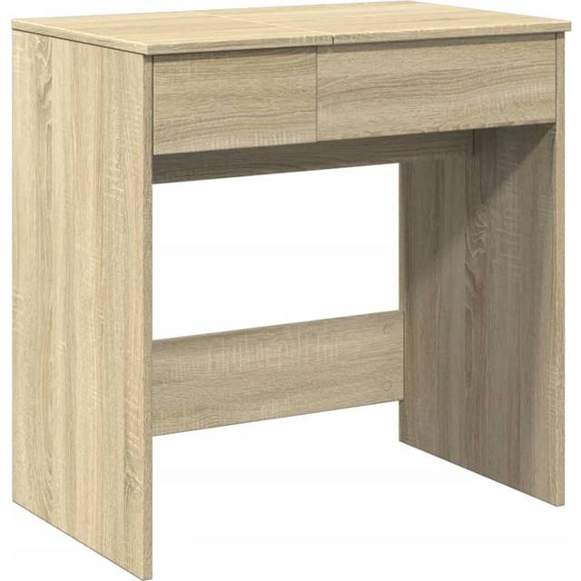 (sonoma oak) vidaXL Dressing Table with Mirror Cosmetic Table Makeup Table Grey Sonoma
