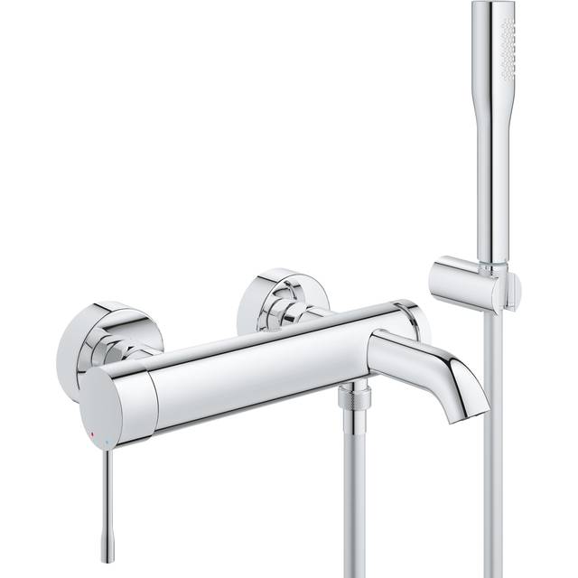 Grohe - Essence 1/2' single lever bath/shower mixer set with stick hand shower (33628001)