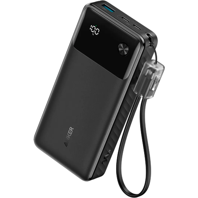 Anker - Power Bank (20K, 30W) B2B - Europe (Excluded UK Plug), Black